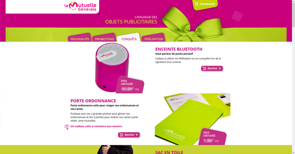 Catalogue des Objets Publicitaires